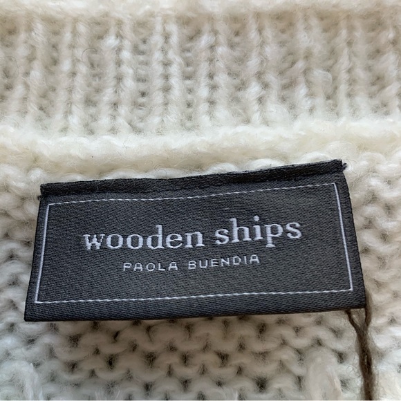 Wooden Ships Distressed Crew‎ in Pure Snow Size S/M - Picture 10 of 14
